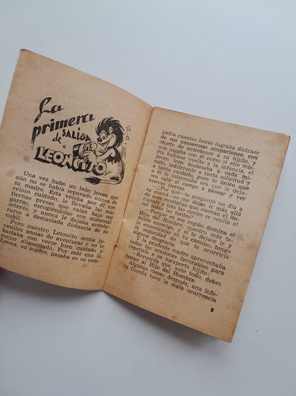 LA PRIMERA SALIDA DE LEONCITO - (CISNE, c.1930)