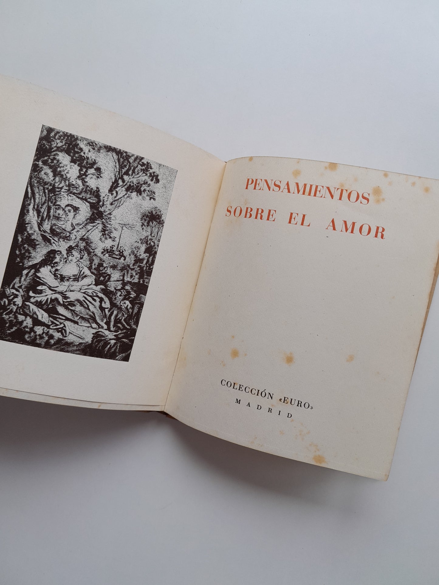 PENSAMIENTOS SOBRE EL AMOR - VV. AA (1941)