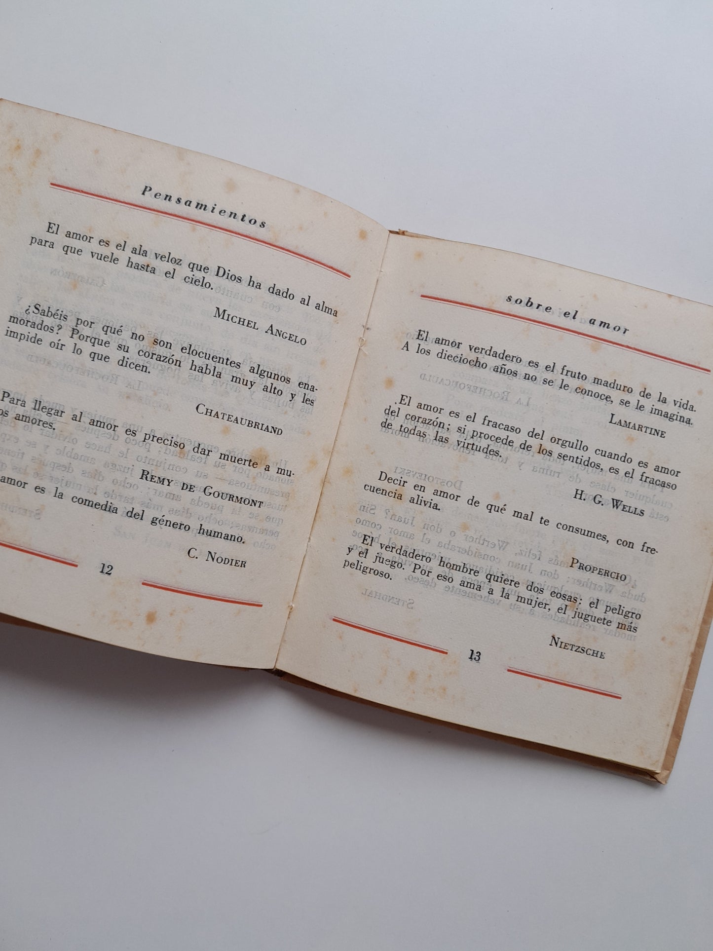 PENSAMIENTOS SOBRE EL AMOR - VV. AA (1941)