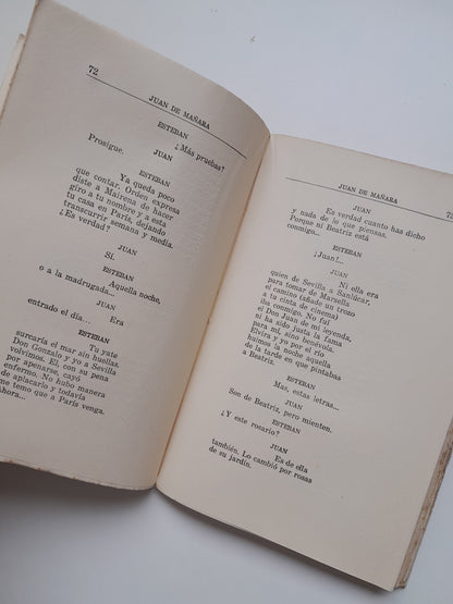 JUAN DE MAÑARA - MANUEL Y ANTONIO MACHADO (ESPASA-CALPE, 1927)