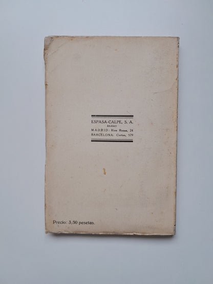 JUAN DE MAÑARA - MANUEL Y ANTONIO MACHADO (ESPASA-CALPE, 1927)