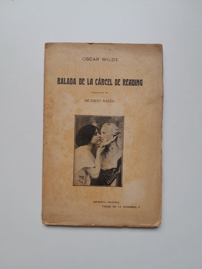BALADA DE LA CÁRCEL DE READING - OSCAR WILDE (IMP. HELÉNICA, 1911)