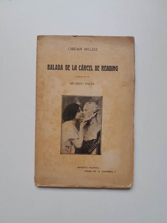 BALADA DE LA CÁRCEL DE READING - OSCAR WILDE (IMP. HELÉNICA, 1911)