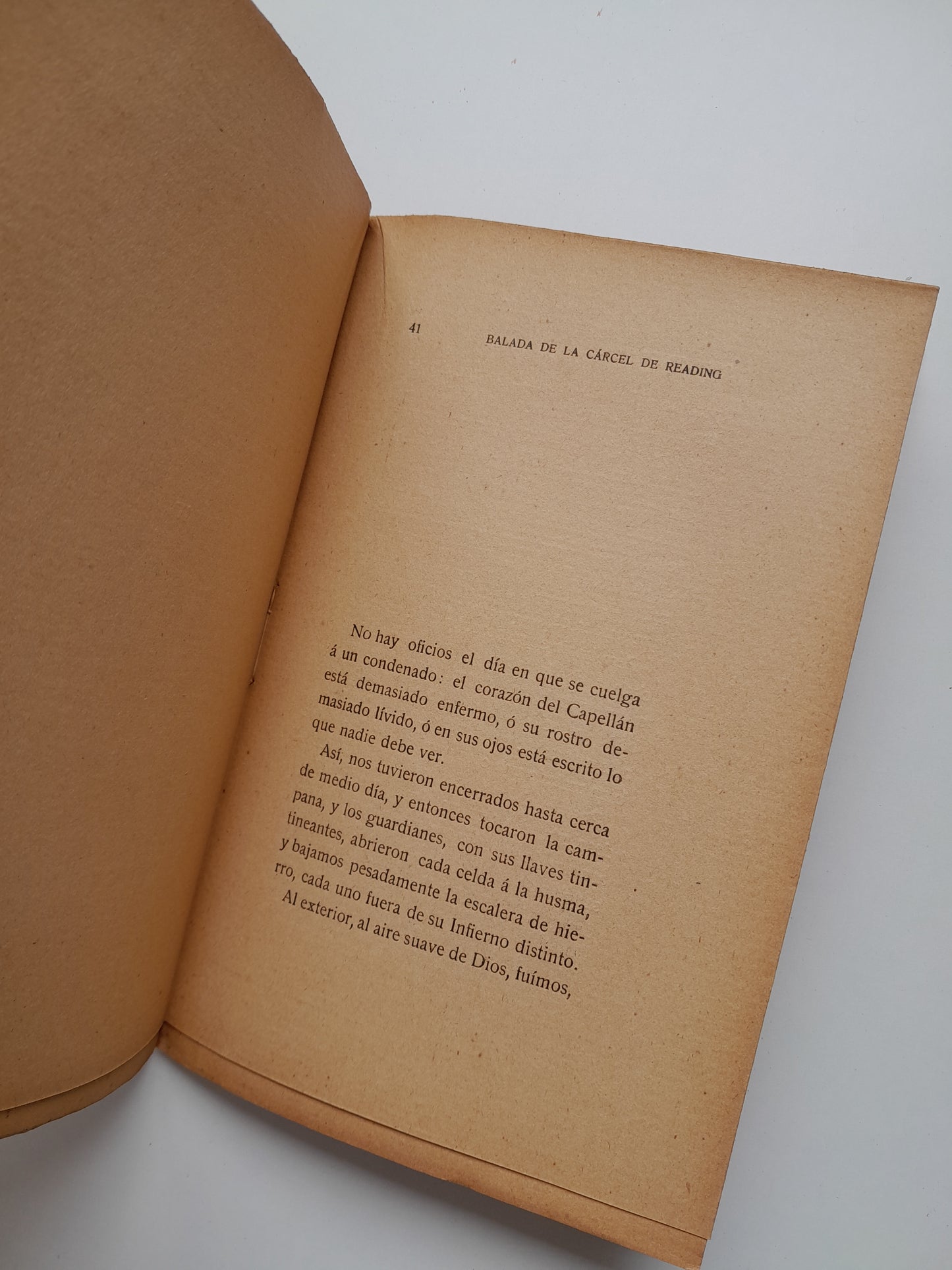 BALADA DE LA CÁRCEL DE READING - OSCAR WILDE (IMP. HELÉNICA, 1911)