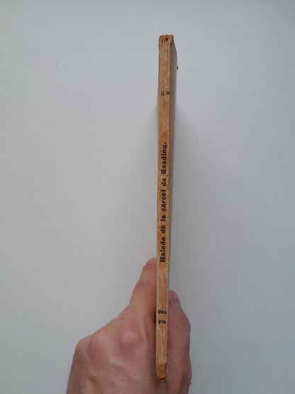 BALADA DE LA CÁRCEL DE READING - OSCAR WILDE (IMP. HELÉNICA, 1911)