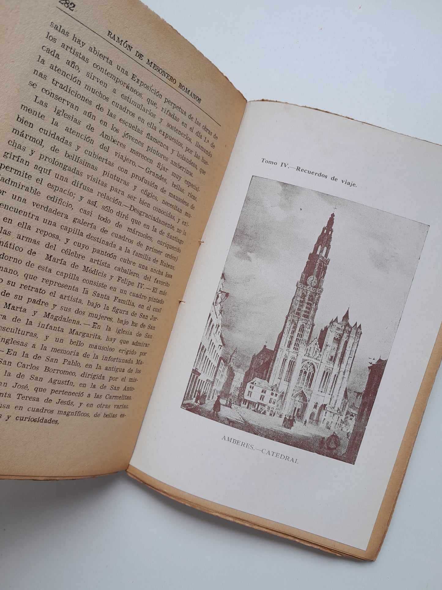 RECUERDOS DE VIAJE POR FRANCIA Y BÉLGICA - RAMÓN DE MESONERO ROMANOS (RENACIMIENTO, 1925)