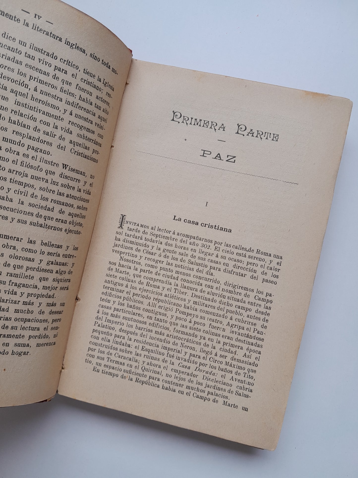 FABIOLA O LA IGLESIA DE LAS CATACUMBAS - CARDENAL WISEMAN (LIB. LA HORMIGA DE ORO, c.1920)