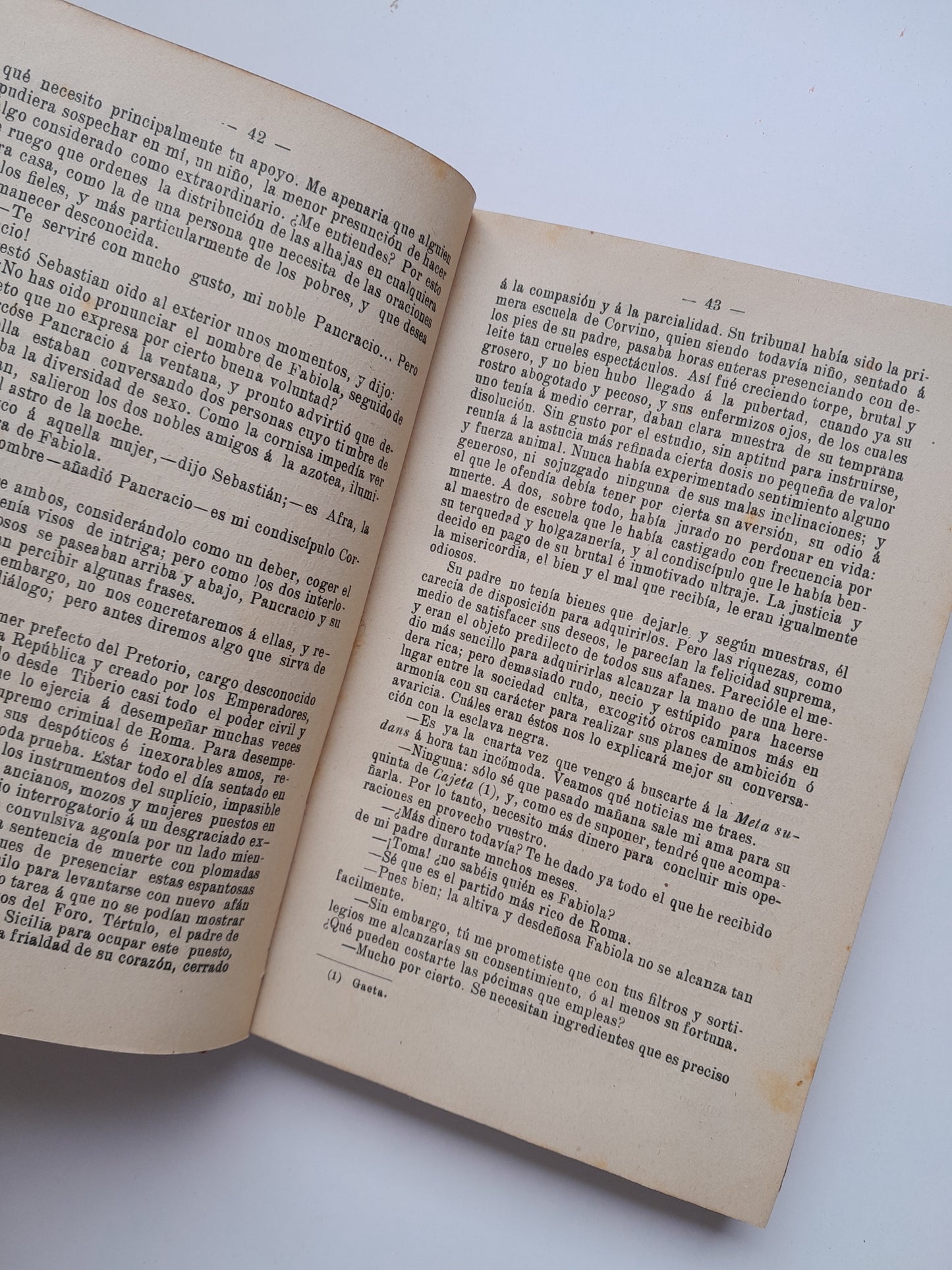 FABIOLA O LA IGLESIA DE LAS CATACUMBAS - CARDENAL WISEMAN (LIB. LA HORMIGA DE ORO, c.1920)