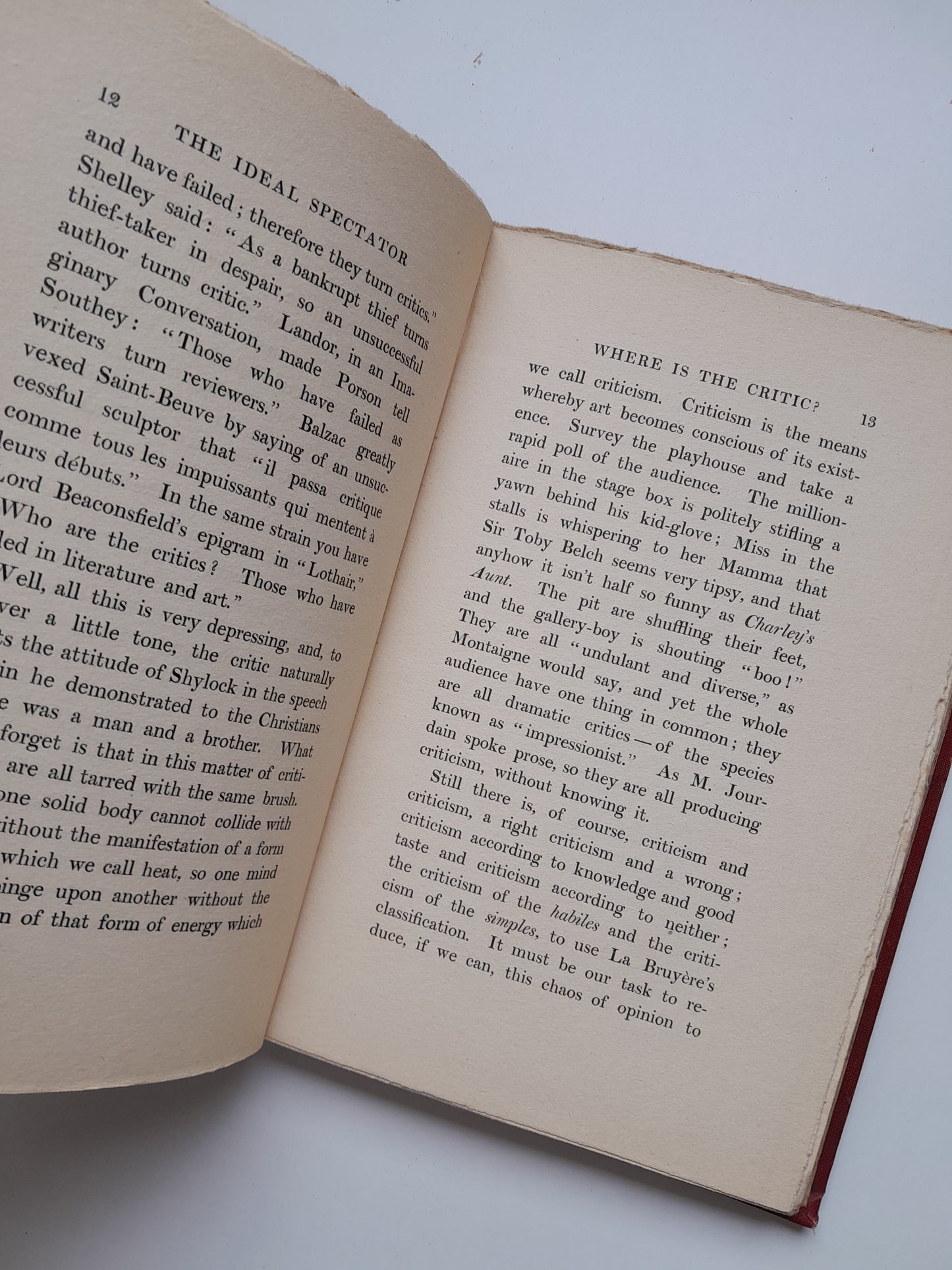 DRAMATIC CRITICISM - A. B. WALKLEY (JOHN MURRAY, 1903)
