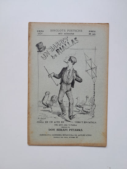 UN BARRET DE RIALLAS - SERAFÍ PITARRA (LIB. ESPANYOLA DE LÓPEZ, c.1890)