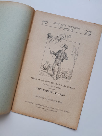 UN BARRET DE RIALLAS - SERAFÍ PITARRA (LIB. ESPANYOLA DE LÓPEZ, c.1890)