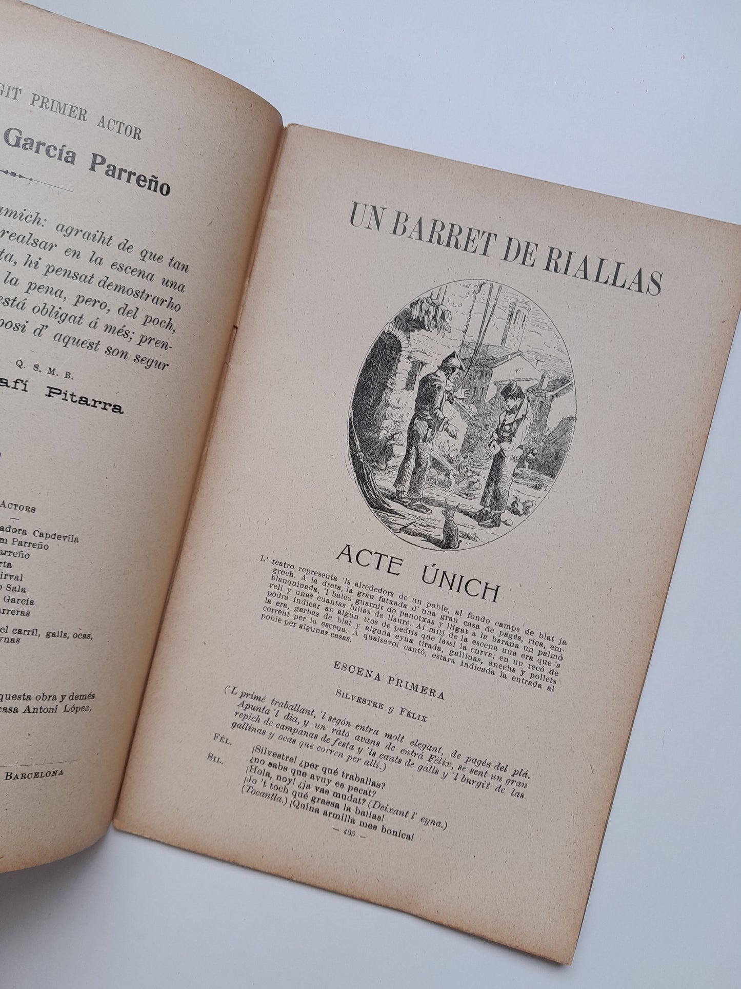 UN BARRET DE RIALLAS - SERAFÍ PITARRA (LIB. ESPANYOLA DE LÓPEZ, c.1890)