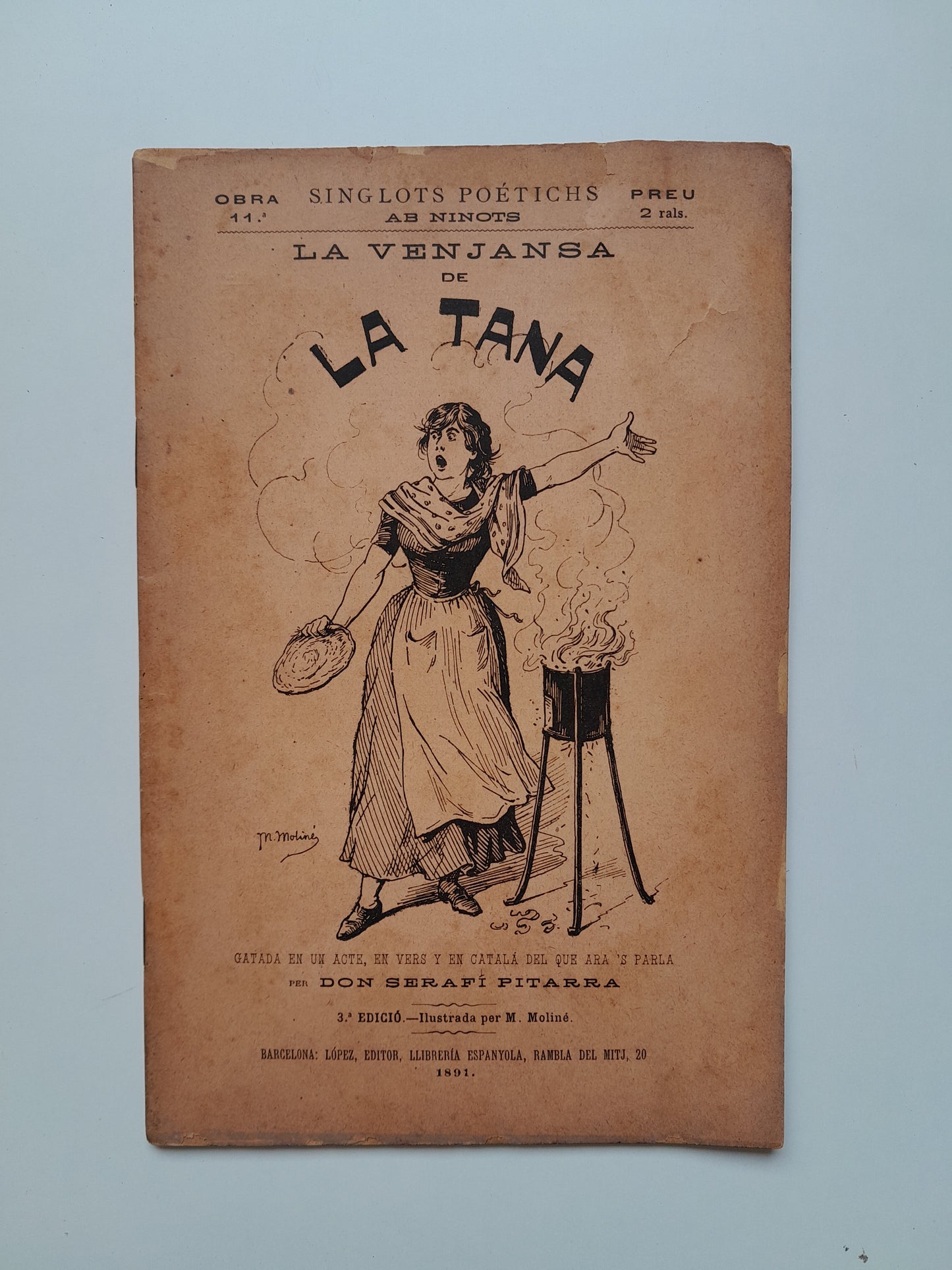 LA VENJANSA DE LA TANA - SERAFÍ PITARRA (LIB. ESPANYOLA DE LÓPEZ, 1891)