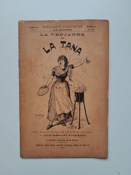 LA VENJANSA DE LA TANA - SERAFÍ PITARRA (LIB. ESPANYOLA DE LÓPEZ, 1891)