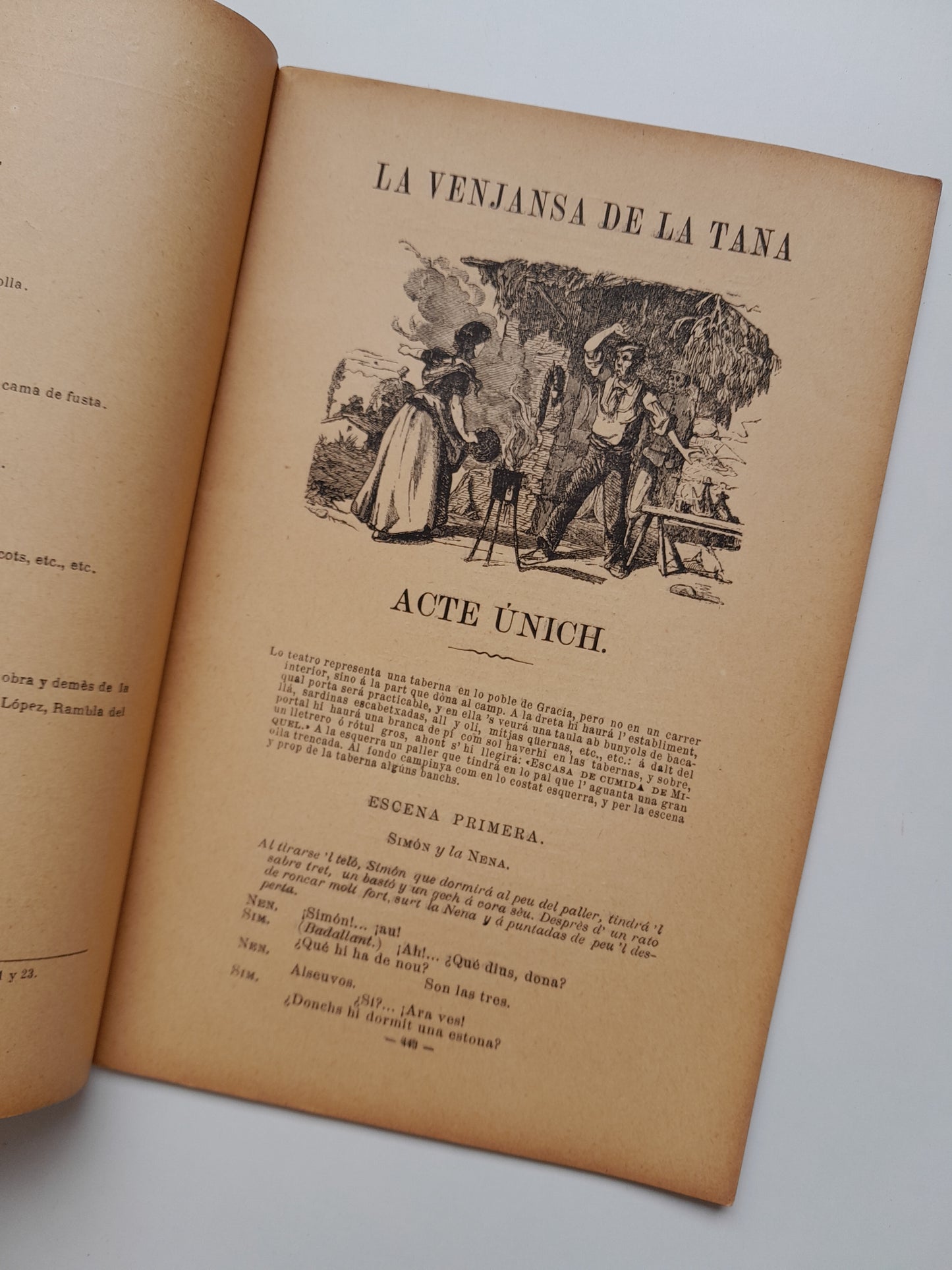 LA VENJANSA DE LA TANA - SERAFÍ PITARRA (LIB. ESPANYOLA DE LÓPEZ, 1891)