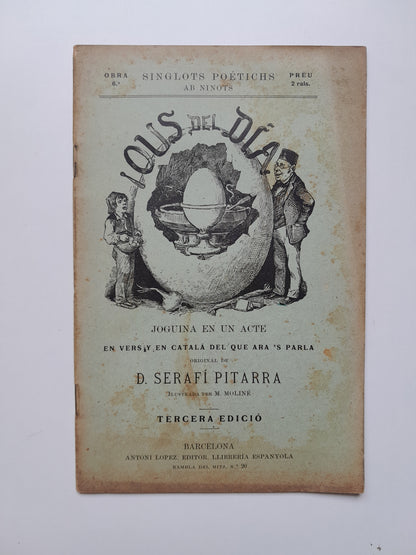 OUS DEL DIA - SERAFÍ PITARRA (LIB. ESPANYOLA DE LÓPEZ, c.1890)