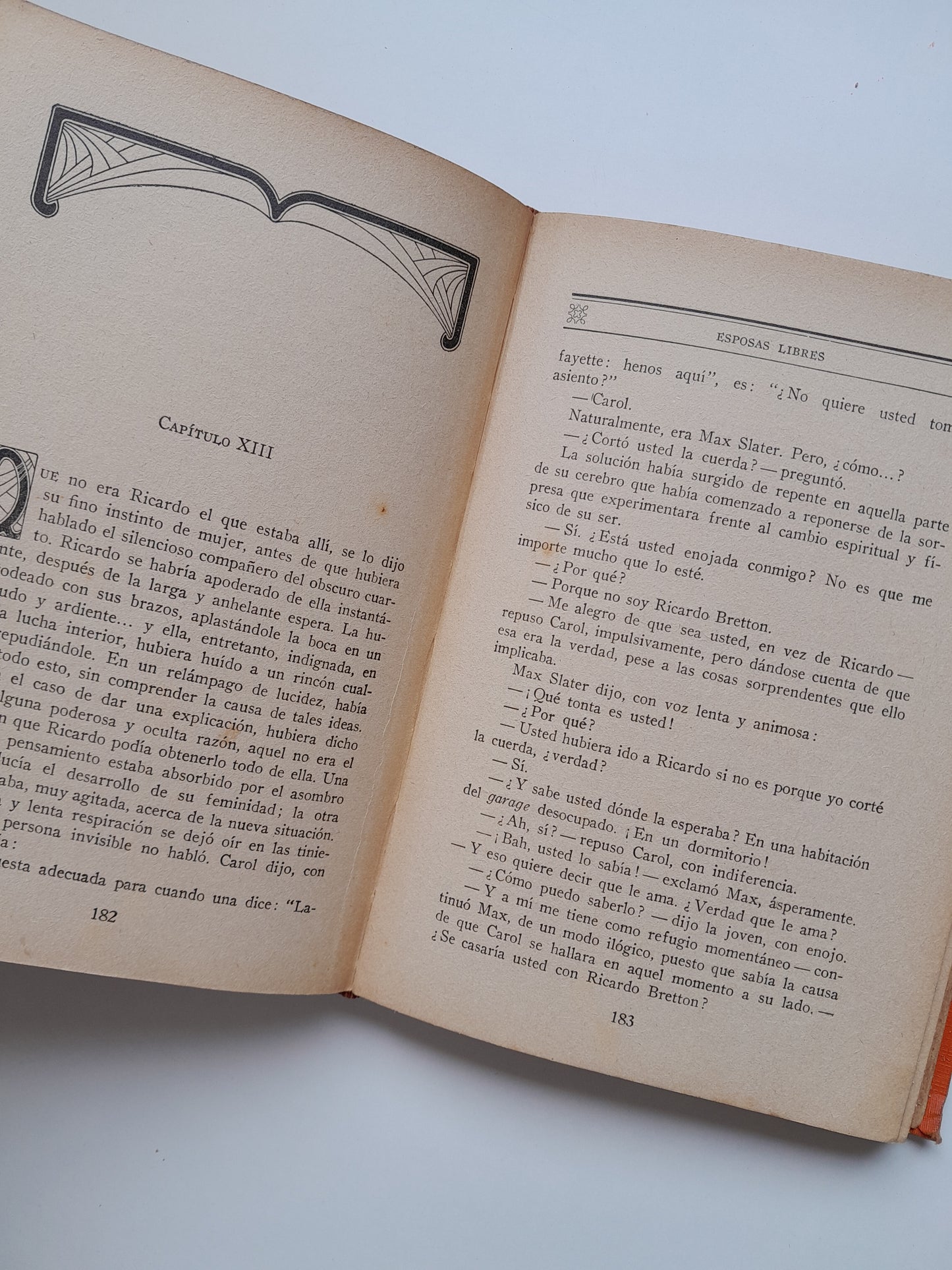 ESPOSAS LIBRES - WARNER FABIAN (EDITA, 1927)