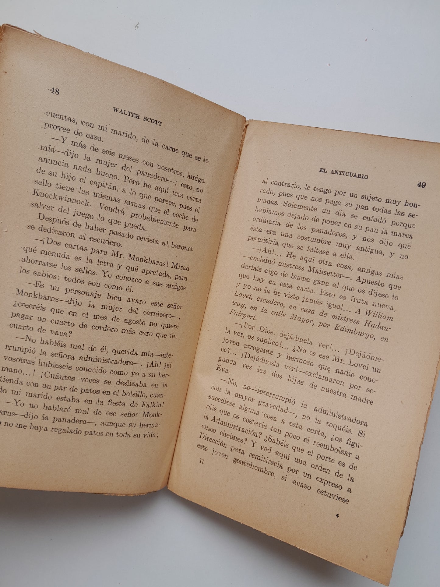 EL ANTICUARIO (TOMO 2) - WALTER SCOTT (LIB. FERNANDO FÉ, c.1920)