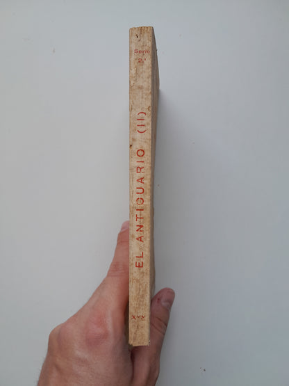 EL ANTICUARIO (TOMO 2) - WALTER SCOTT (LIB. FERNANDO FÉ, c.1920)