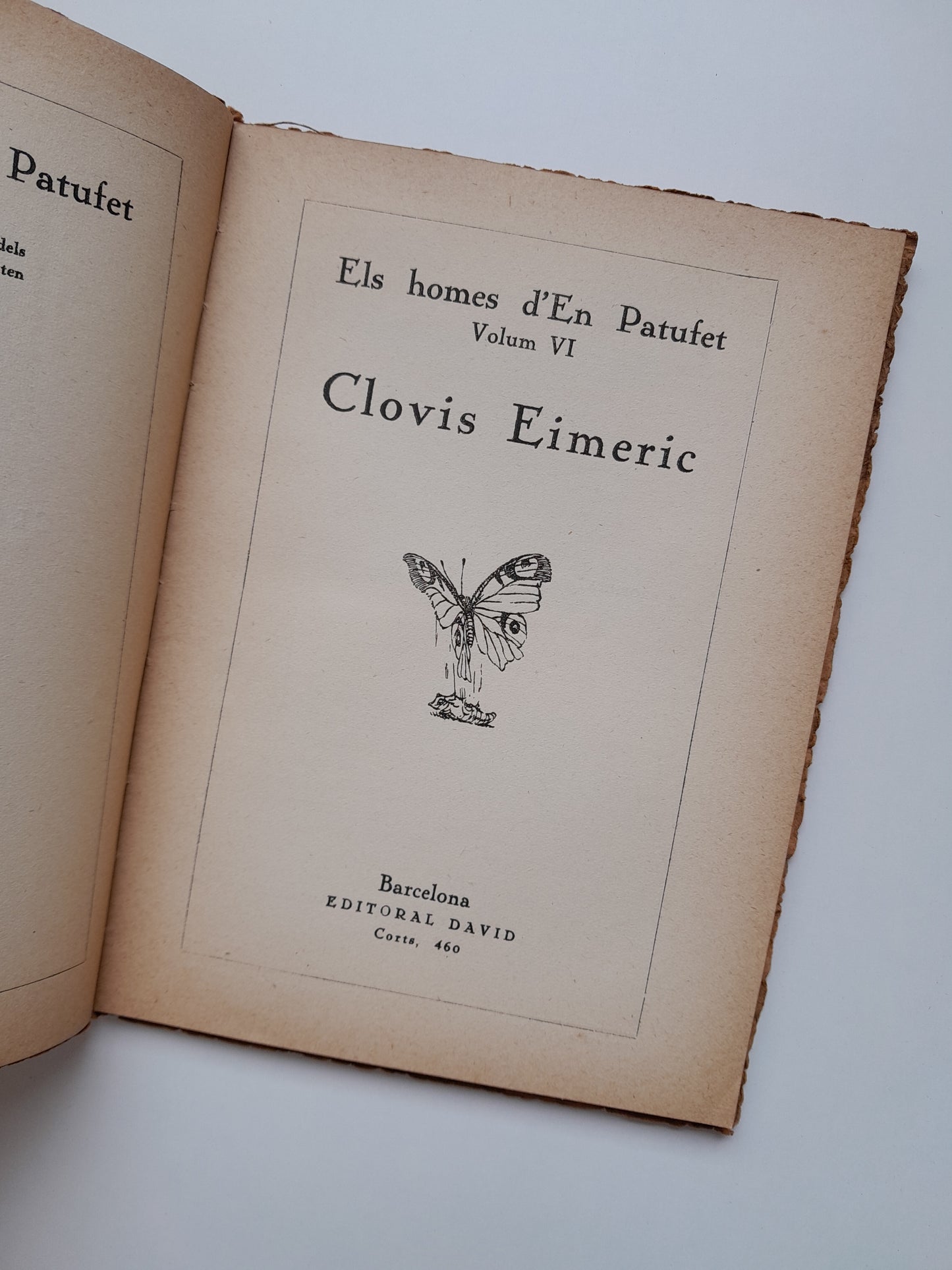ELS HOMES D'EN PATUFET (TOMO 6). CLOVIS EIMERIC - (EDITORIAL DAVID, 1925)