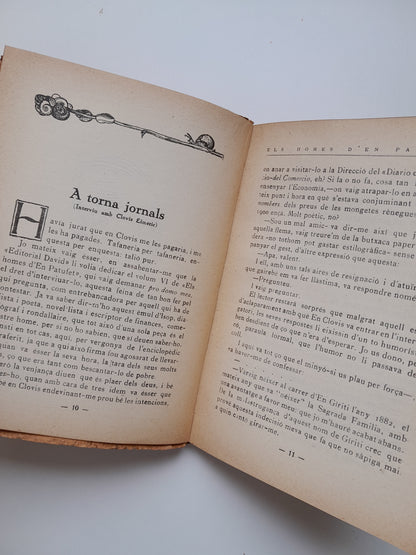ELS HOMES D'EN PATUFET (TOMO 6). CLOVIS EIMERIC - (EDITORIAL DAVID, 1925)