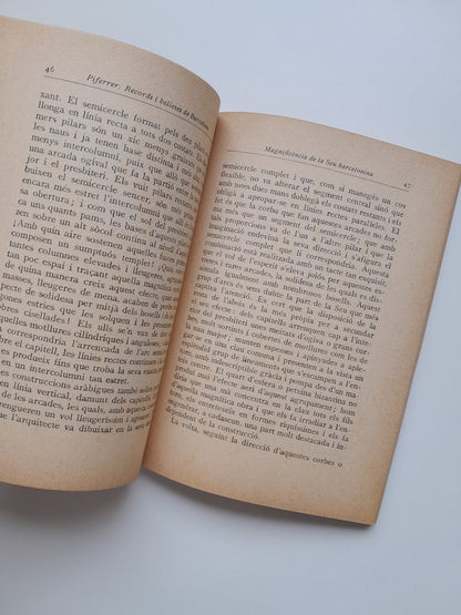 RECORDS I BELLESES DE BARCELONA - PAU PIFERRER (ED. BARCINO, 1932)