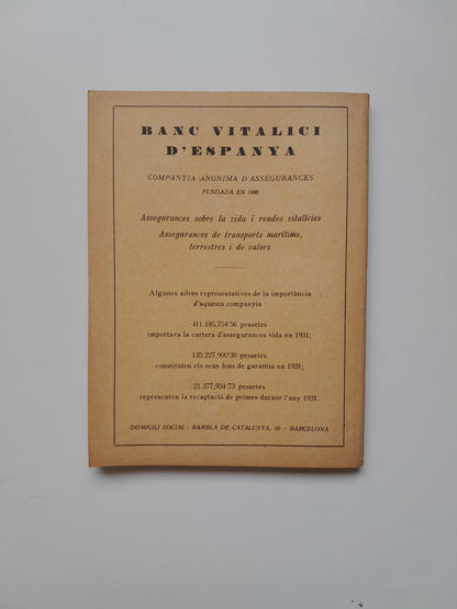 RECORDS I BELLESES DE BARCELONA - PAU PIFERRER (ED. BARCINO, 1932)