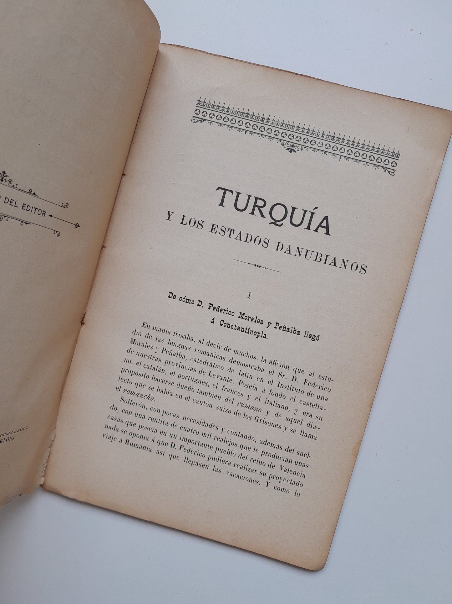VIAJES POR EUROPA. TURQUÍA Y LOS ESTADOS DANUBIANOS - ALFREDO OPISSO (LIB. ANTONIO J. BASTINOS, 1896)
