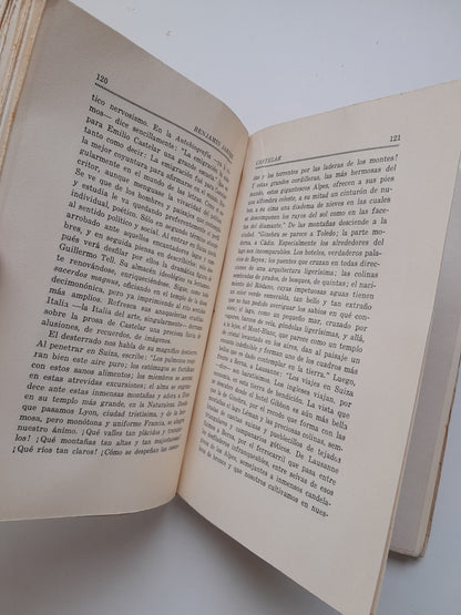 CASTELAR: HOMBRE DEL SINAÍ - BENJAMÍN JARNÉS (ESPASA-CALPE, 1935)