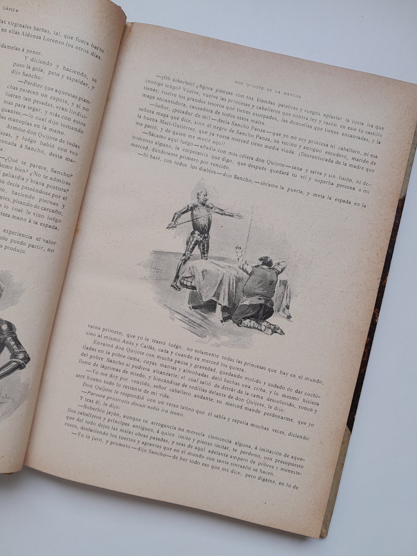 SEGUNDA PARTE DE EL INGENIOSO HIDALGO DON QUIJOTE DE LA MANCHA - AVELLANEDA (MIGUEL SEGUÍ, 1902)