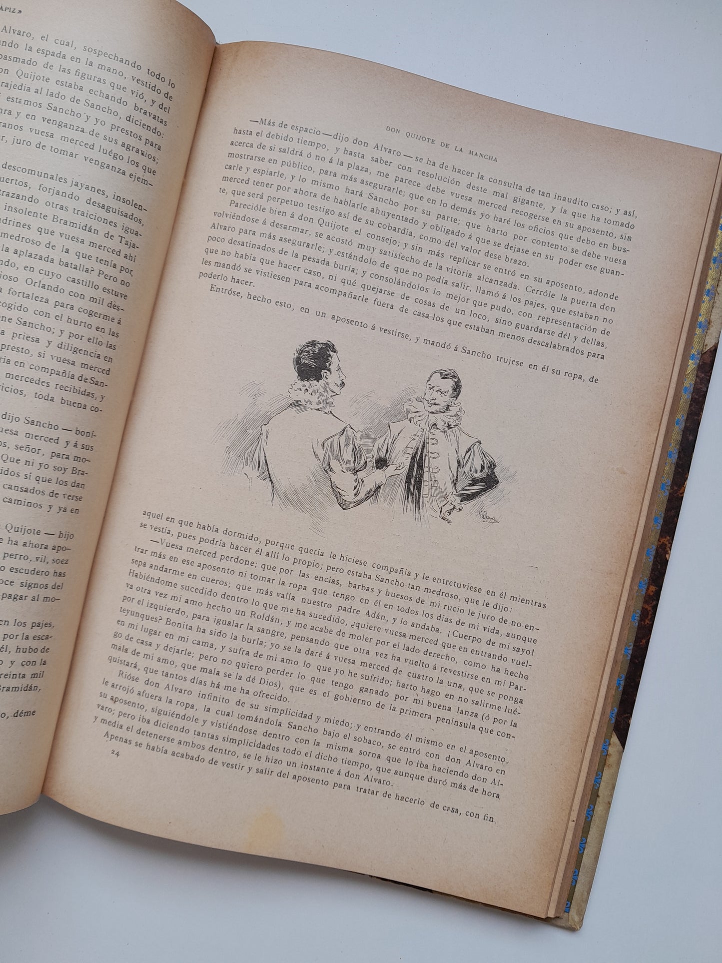 SEGUNDA PARTE DE EL INGENIOSO HIDALGO DON QUIJOTE DE LA MANCHA - AVELLANEDA (MIGUEL SEGUÍ, 1902)