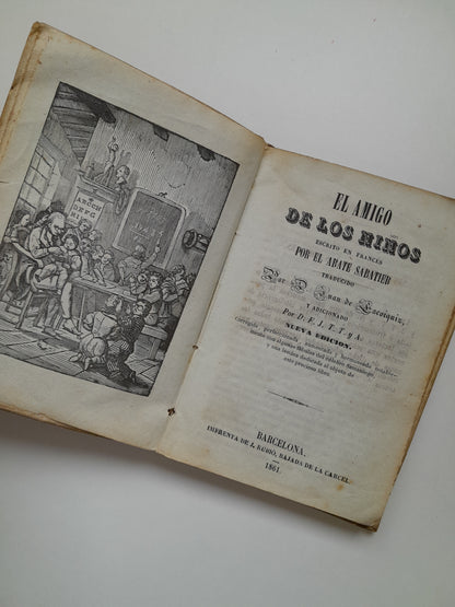 EL AMIGO DE LOS NIÑOS - SABATIER (IMP. J. RUBIÓ, 1861)