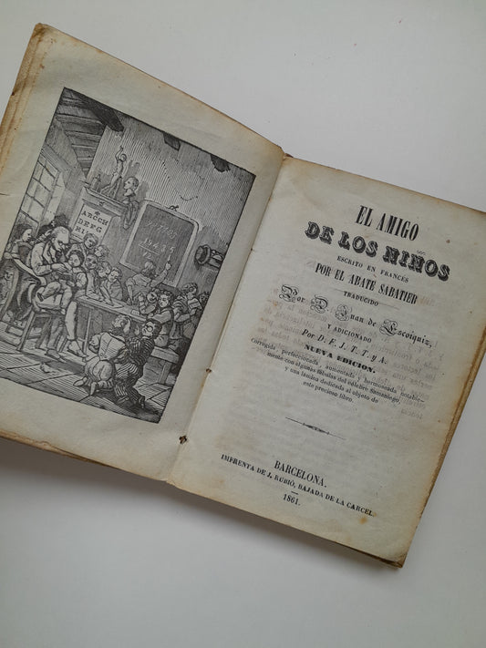 EL AMIGO DE LOS NIÑOS - SABATIER (IMP. J. RUBIÓ, 1861)