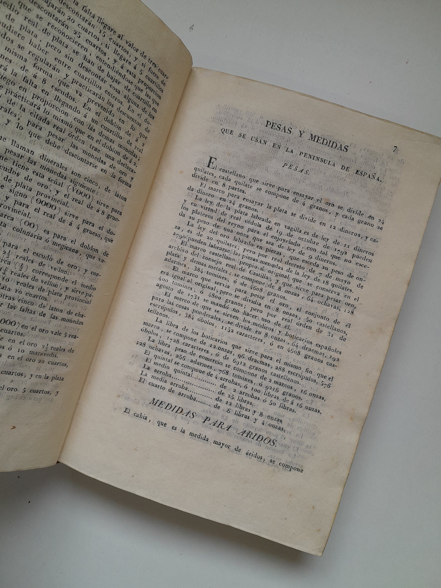 REDUCCIÓN RECÍPROCA DE REALES DE VELLÓN - GERÓNIMO DE VILLABERTRÁN (IMP. MANUEL SAURÍ Y CIA, 1826)