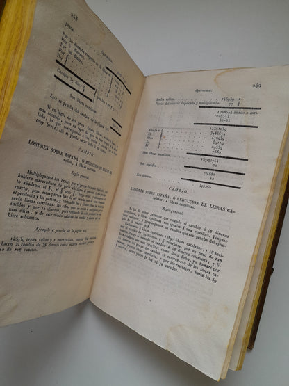 REDUCCIÓN RECÍPROCA DE REALES DE VELLÓN - GERÓNIMO DE VILLABERTRÁN (IMP. MANUEL SAURÍ Y CIA, 1826)