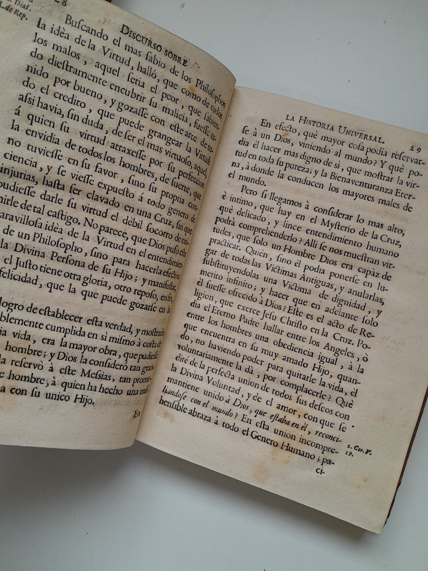 DISCURSO SOBRE LA HISTORIA UNIVERSAL (COMPLETA 3 TOMOS) - BOUSSET (ANDRÉS ORTEGA, 1767-69)