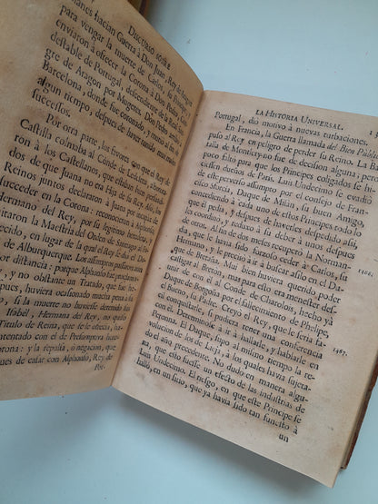 DISCURSO SOBRE LA HISTORIA UNIVERSAL (COMPLETA 3 TOMOS) - BOUSSET (ANDRÉS ORTEGA, 1767-69)