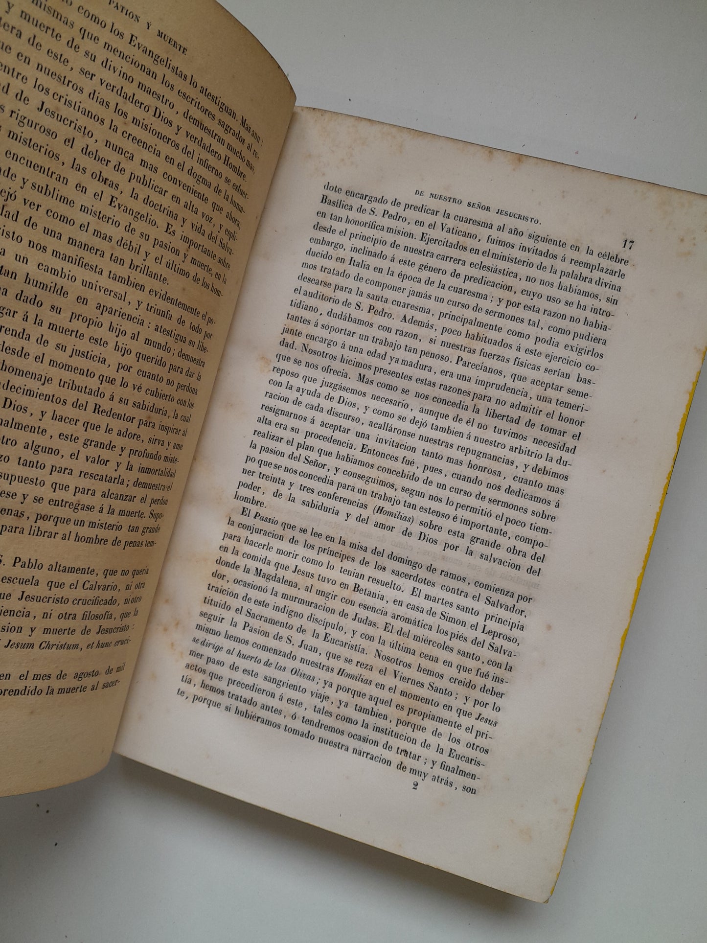LA PASIÓN Y MUERTE DE NUESTRO SEÑOR JESUCRISTO - VENTURA DE RÁULICA (BIB. UNIV. DE AUTORES CATÓLICOS, 1853)