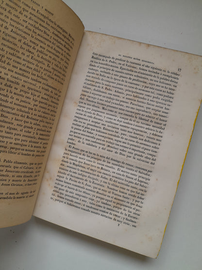 LA PASIÓN Y MUERTE DE NUESTRO SEÑOR JESUCRISTO - VENTURA DE RÁULICA (BIB. UNIV. DE AUTORES CATÓLICOS, 1853)