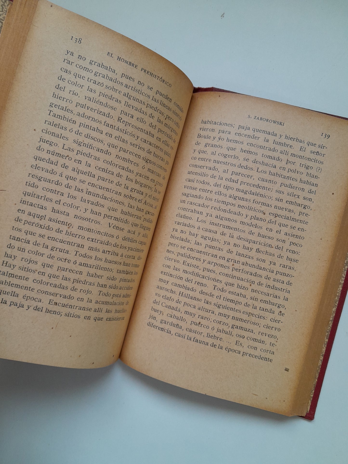 EL HOMBRE PREHISTÓRICO - S. ZABOROWSKI (MAUCCI, c.1920)