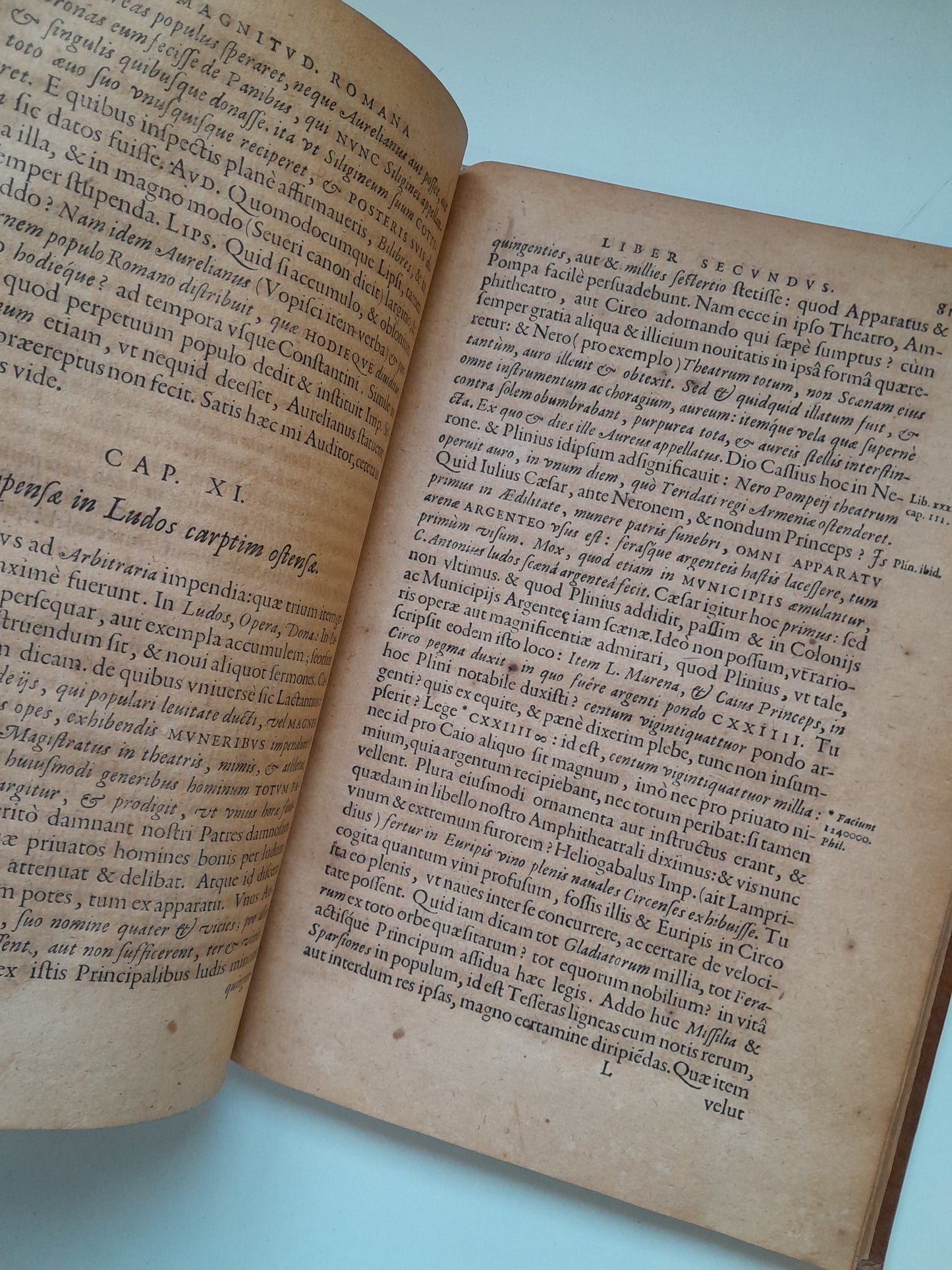ADMIRANDA, SIUE DE MAGNITUDINE ROMANA - JUSTO LIPSIO (OFFICINA PLANTINIANA, 1630)