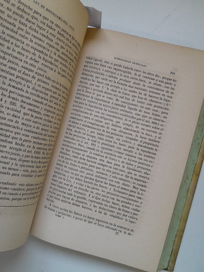 LEY DE ENJUICIAMIENTO CIVIL (COMPLETA 6 TOMOS) - JOSÉ MARÍA MANRESA Y NAVARRO (IMP. REVISTA LEGISLACIÓN Y JURISPRUDENCIA, 1856)