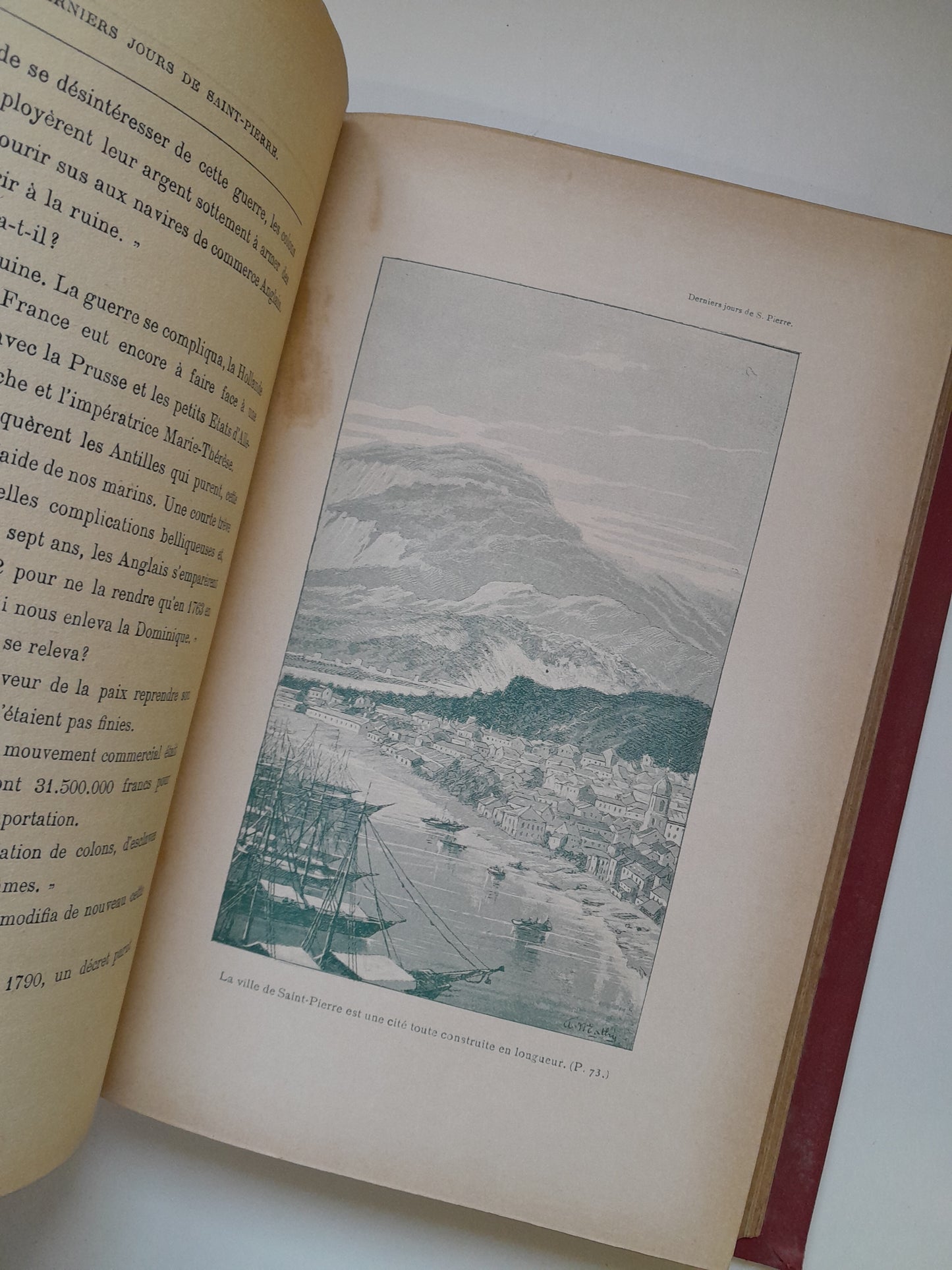 LES DERNIERS JOURS DE SAINT-PIERRE MARTINIQUE - YVES DE LA TROUPLINÈRE (H & L CASTERMAN, c.1900)