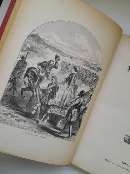 HISTOIRE DE MARIE STUART, REINE D'ÉCOSSE - M. DE MARLÈS (MAISON ALFRED MAME ET FILLS, c.1900)