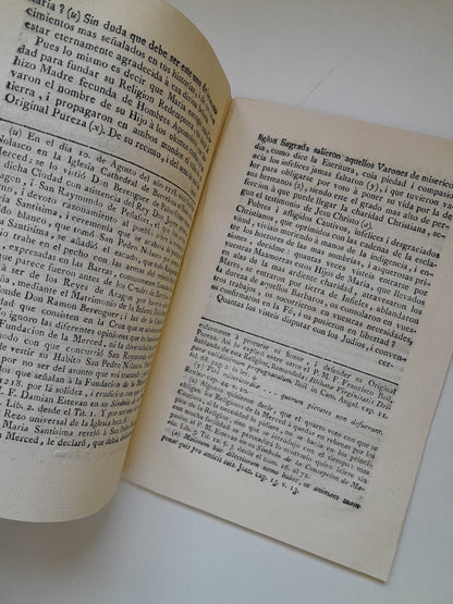 SERMÓN DE LAS FIESTAS DE LA MERCÈ DEL 24 DE SEPTIEMBRE DE 1784 EN BARCELONA (BARCELONA, 1784)