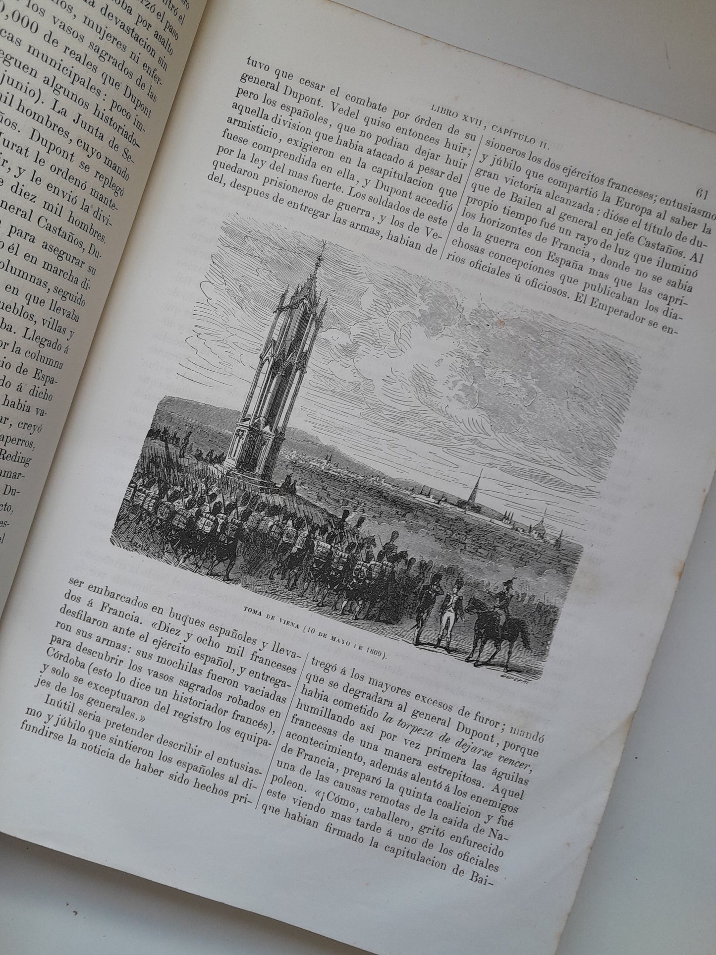HISTORIA GENERAL DE FRANCIA (COMPLETA 4 TOMOS) - VICENTE ORTIZ DE LA PUEBLA (IMP. HDO. PABLO RIERA, 1873-75)