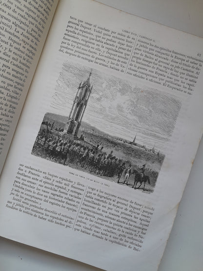 HISTORIA GENERAL DE FRANCIA (COMPLETA 4 TOMOS) - VICENTE ORTIZ DE LA PUEBLA (IMP. HDO. PABLO RIERA, 1873-75)