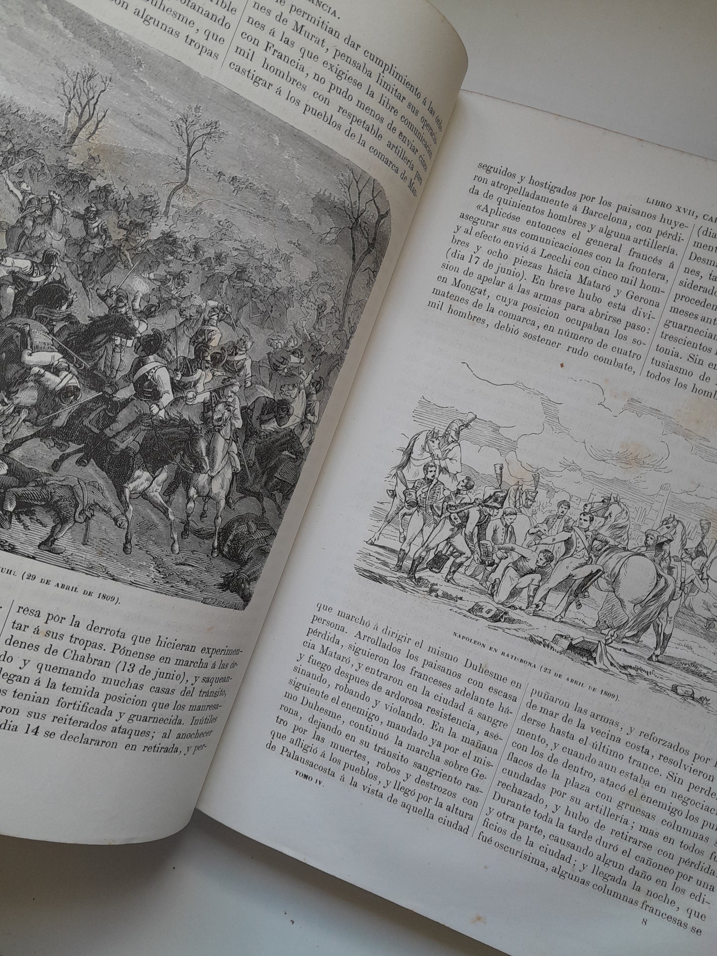 HISTORIA GENERAL DE FRANCIA (COMPLETA 4 TOMOS) - VICENTE ORTIZ DE LA PUEBLA (IMP. HDO. PABLO RIERA, 1873-75)