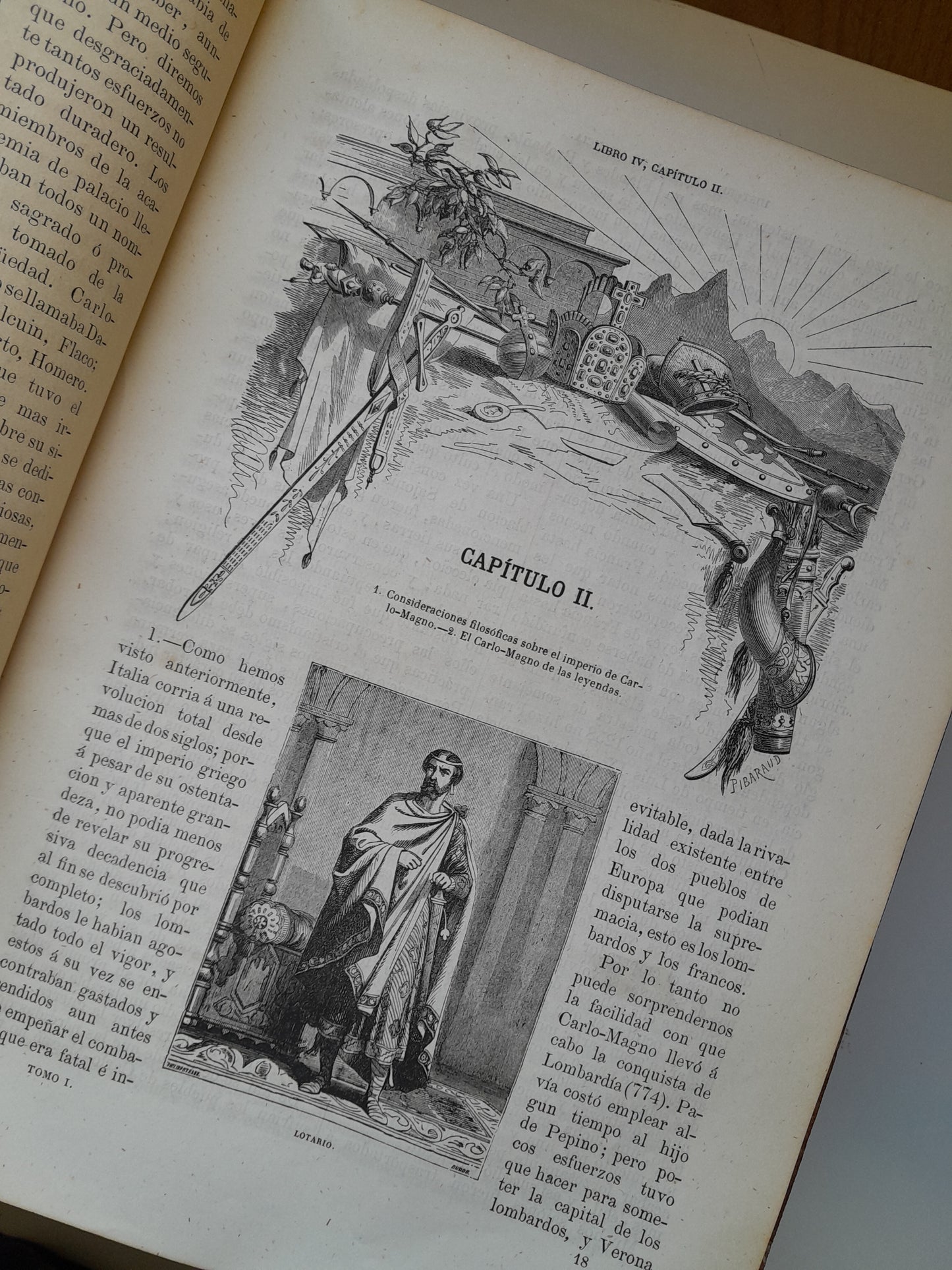HISTORIA GENERAL DE FRANCIA (COMPLETA 4 TOMOS) - VICENTE ORTIZ DE LA PUEBLA (IMP. HDO. PABLO RIERA, 1873-75)