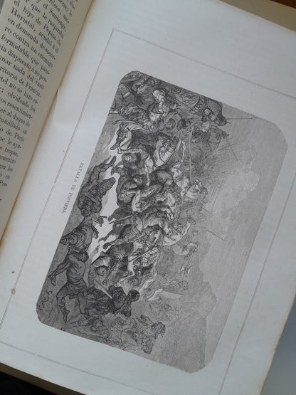 HISTORIA GENERAL DE FRANCIA (COMPLETA 4 TOMOS) - VICENTE ORTIZ DE LA PUEBLA (IMP. HDO. PABLO RIERA, 1873-75)